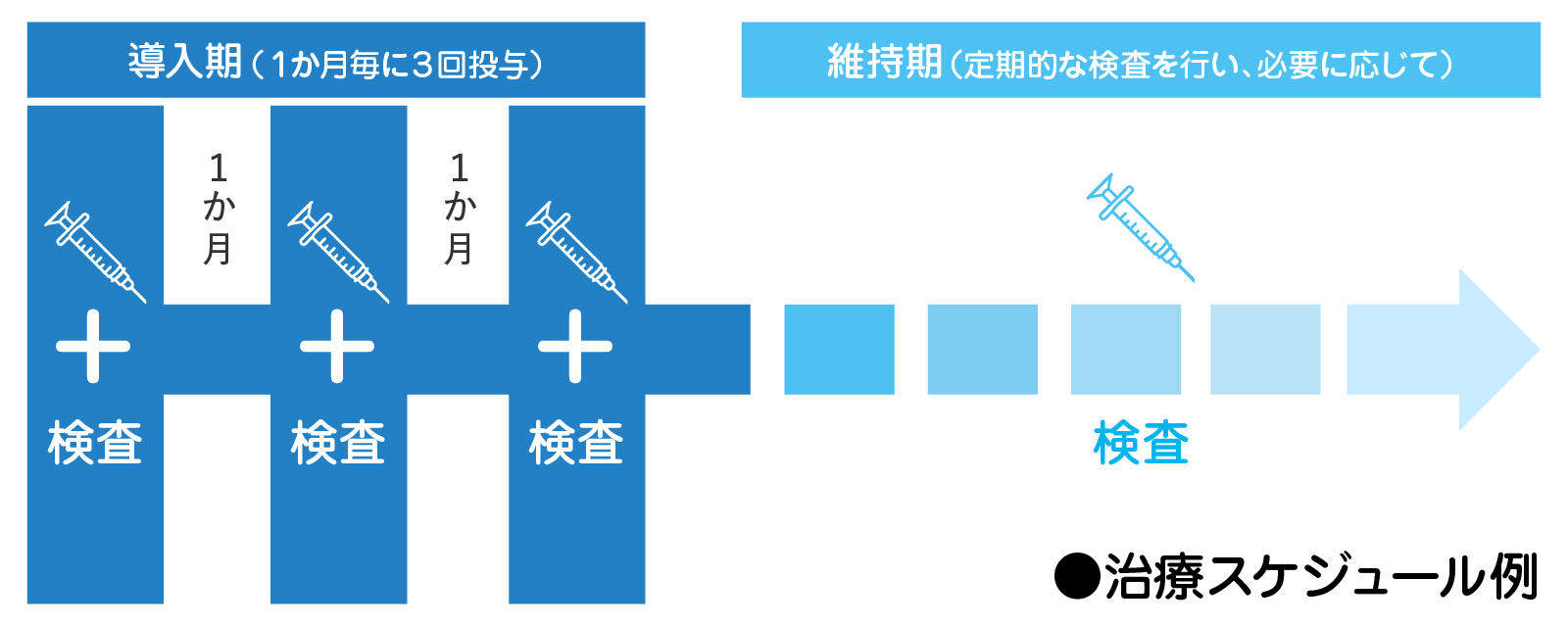 治療スケジュール例